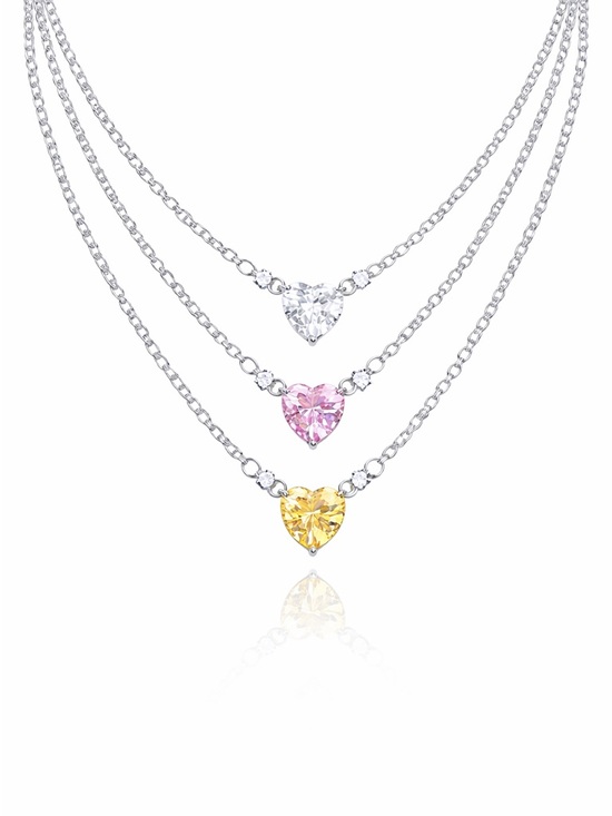 Jewelry - Dainty Crystal Heart Necklace